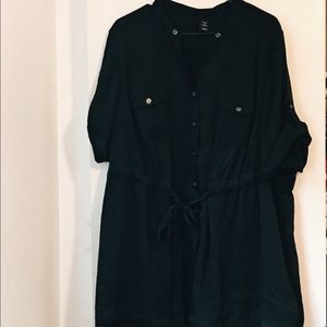 Lane Bryant Roll Tab Utility Blouse • Plus Size✨